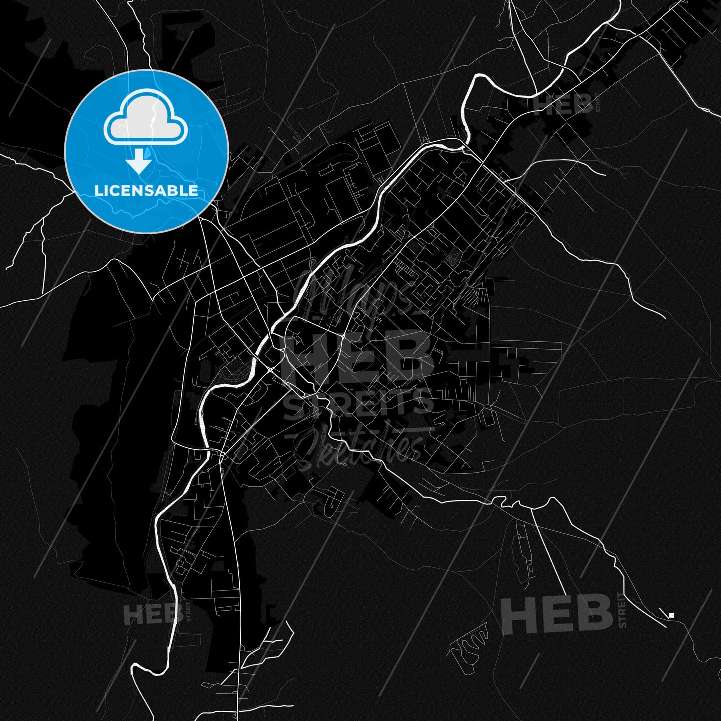 Odorheiu Secuiesc, Romania PDF map
