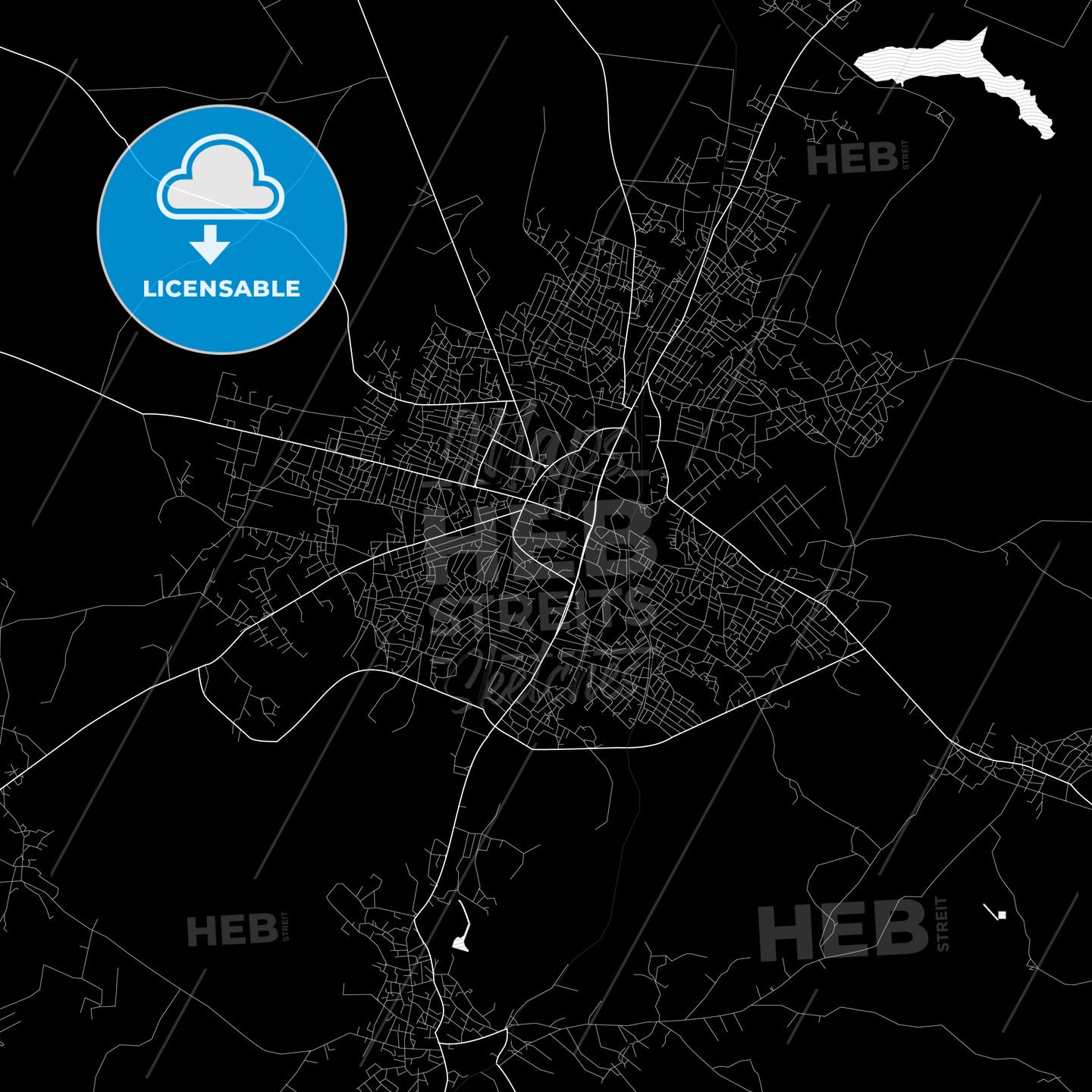 Offa, Nigeria PDF map