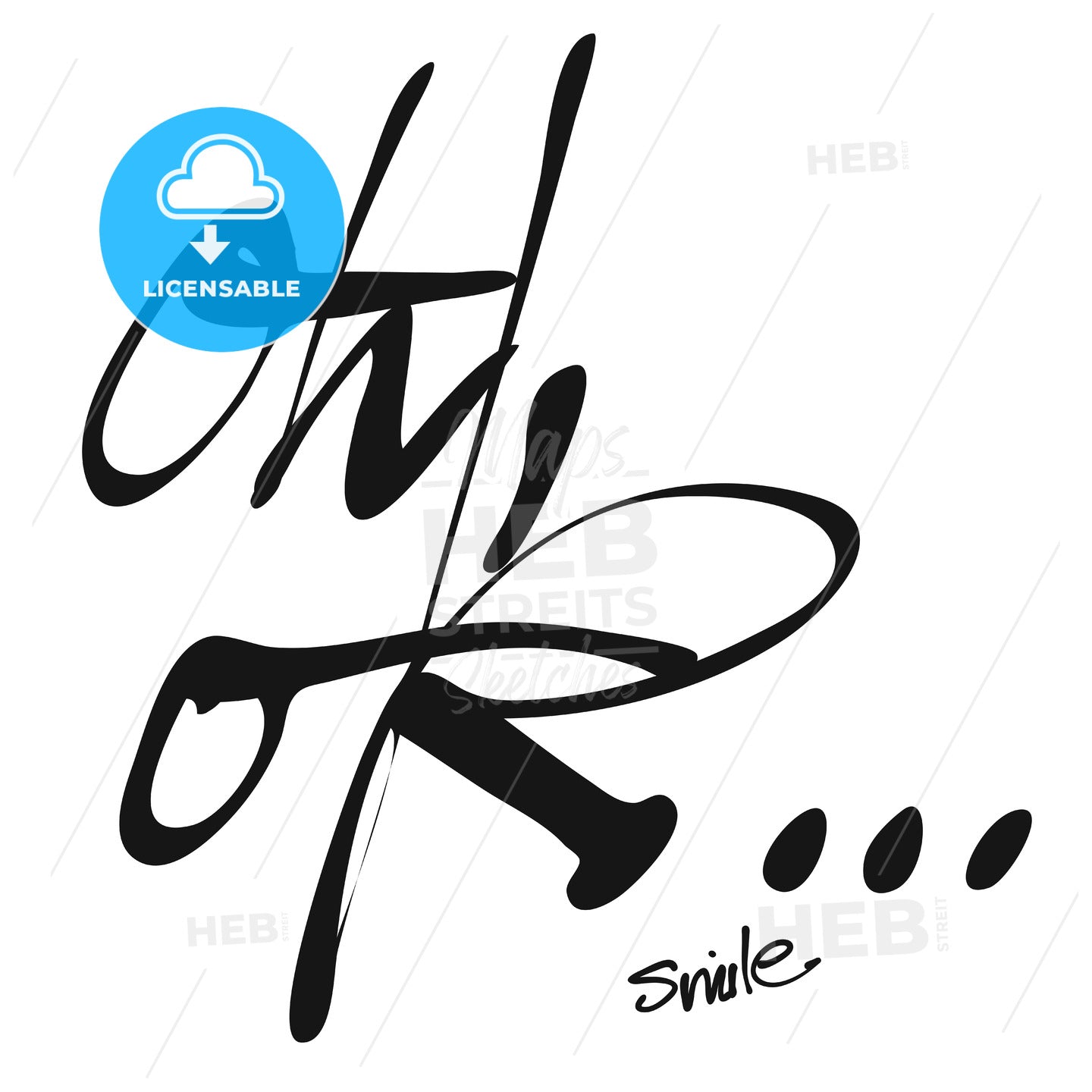 Oh, ok. Hand lettered Title Artwork – instant download