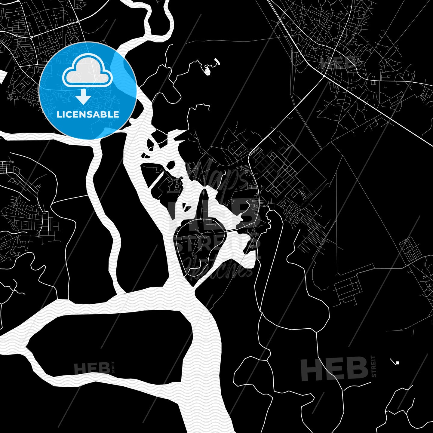 Okrika, Nigeria PDF map