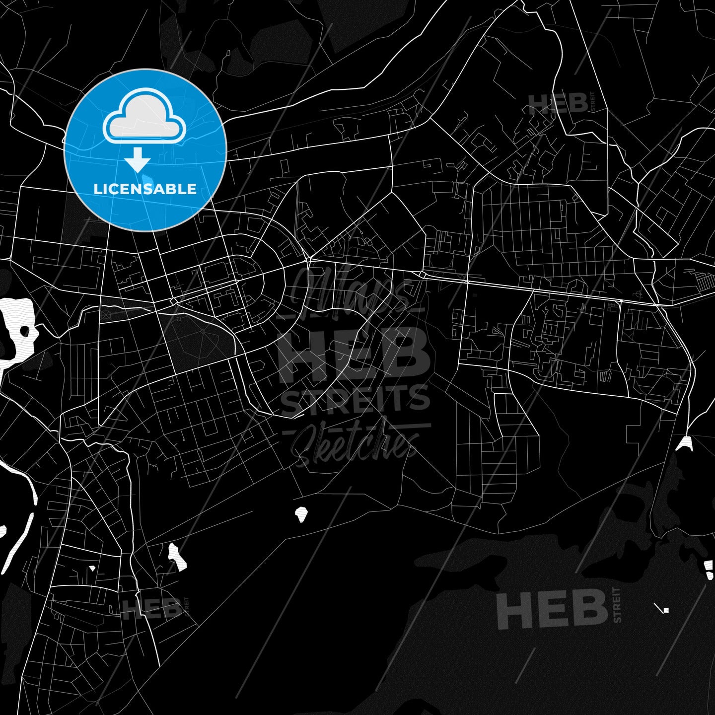 Oktyabrsky, Russia PDF map
