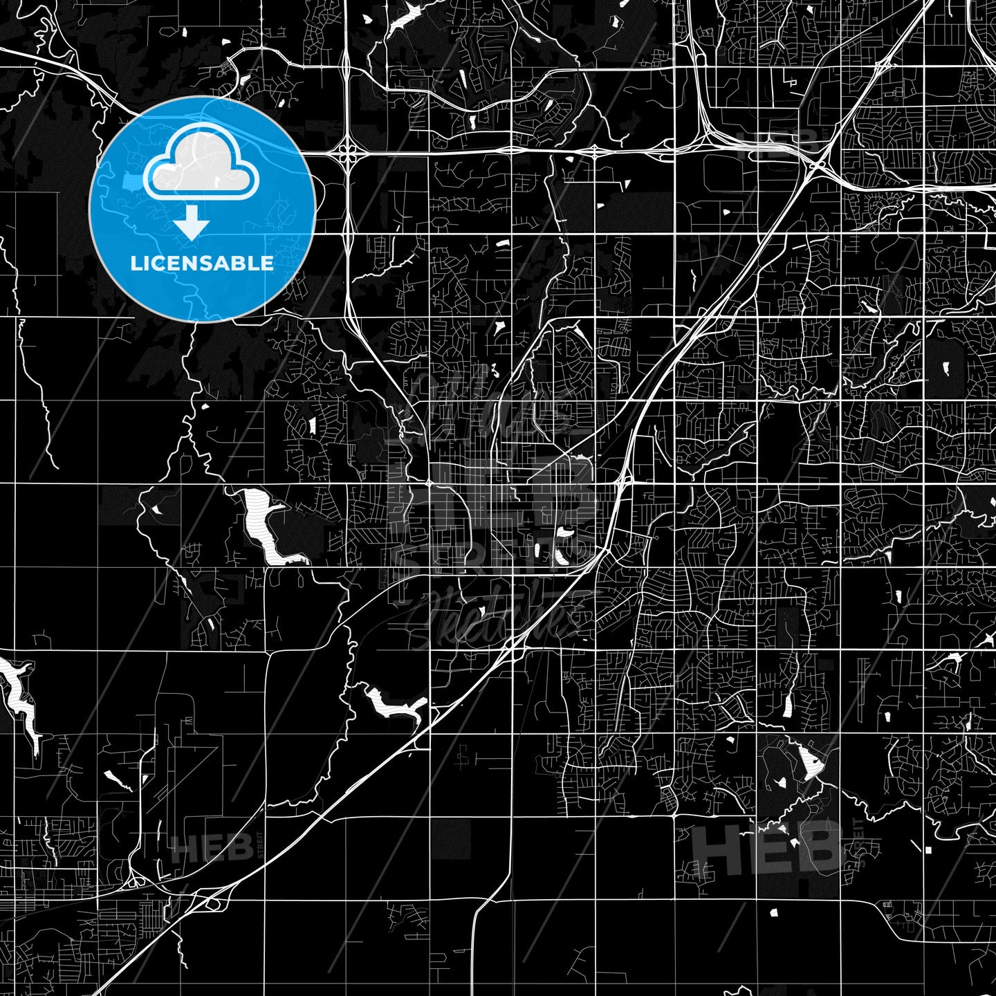 Olathe, Kansas, United States, PDF map