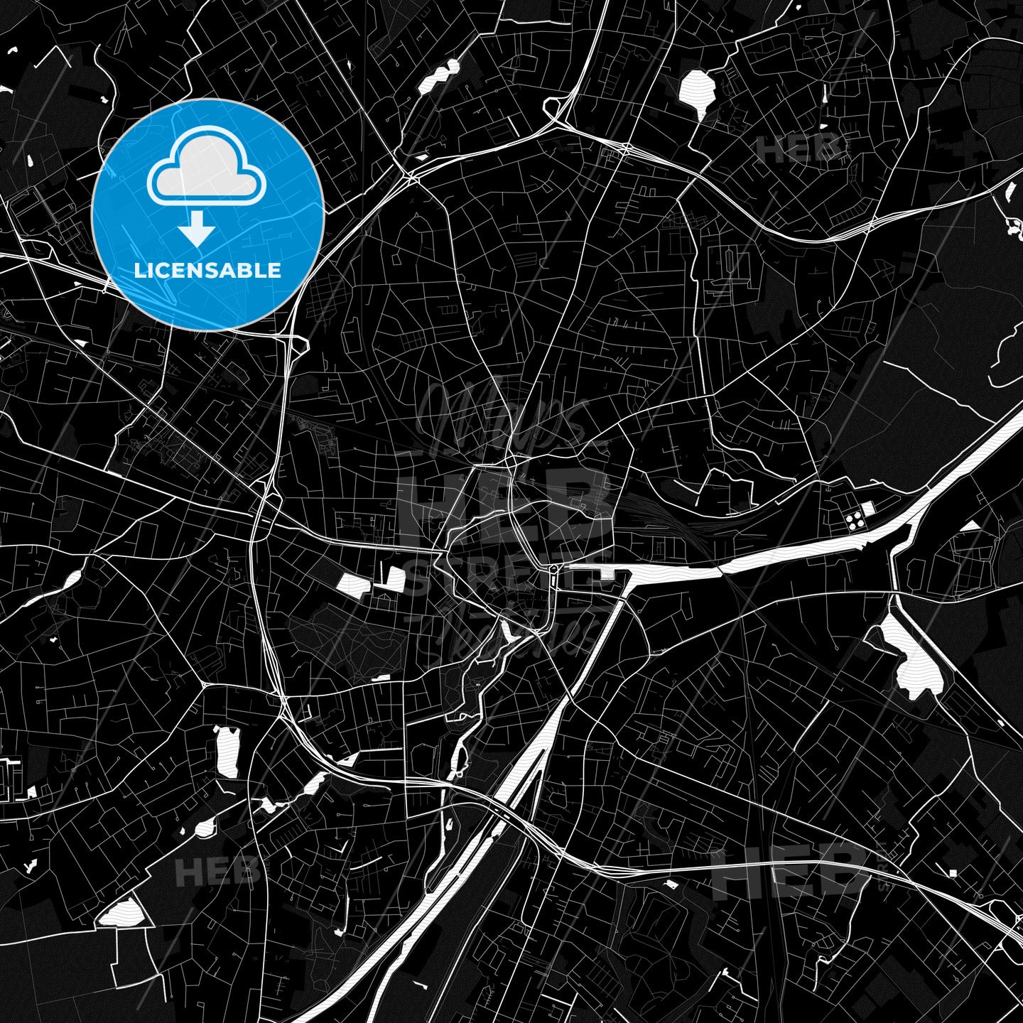 Oldenburg, Germany PDF map