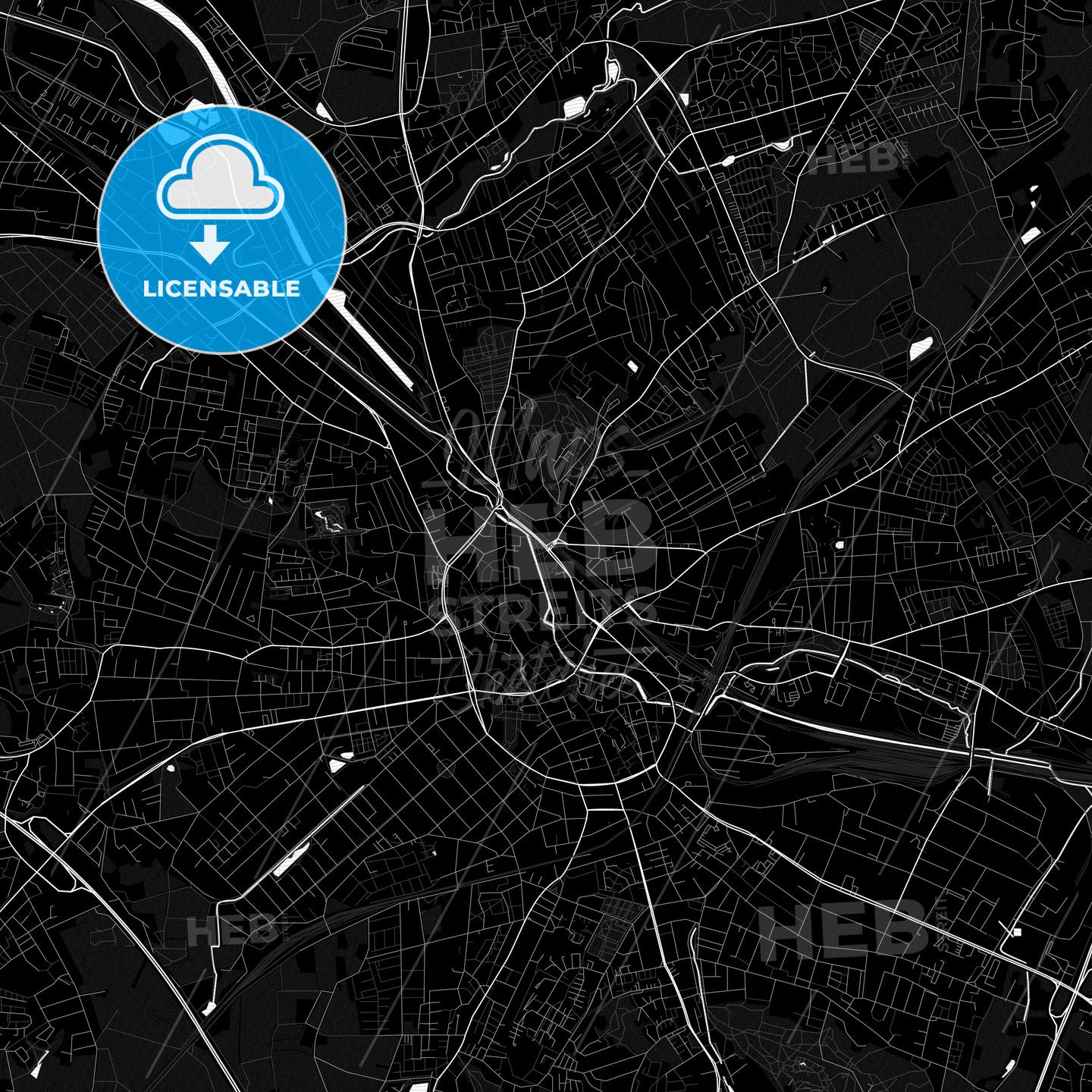 Osnabruck, Germany PDF map