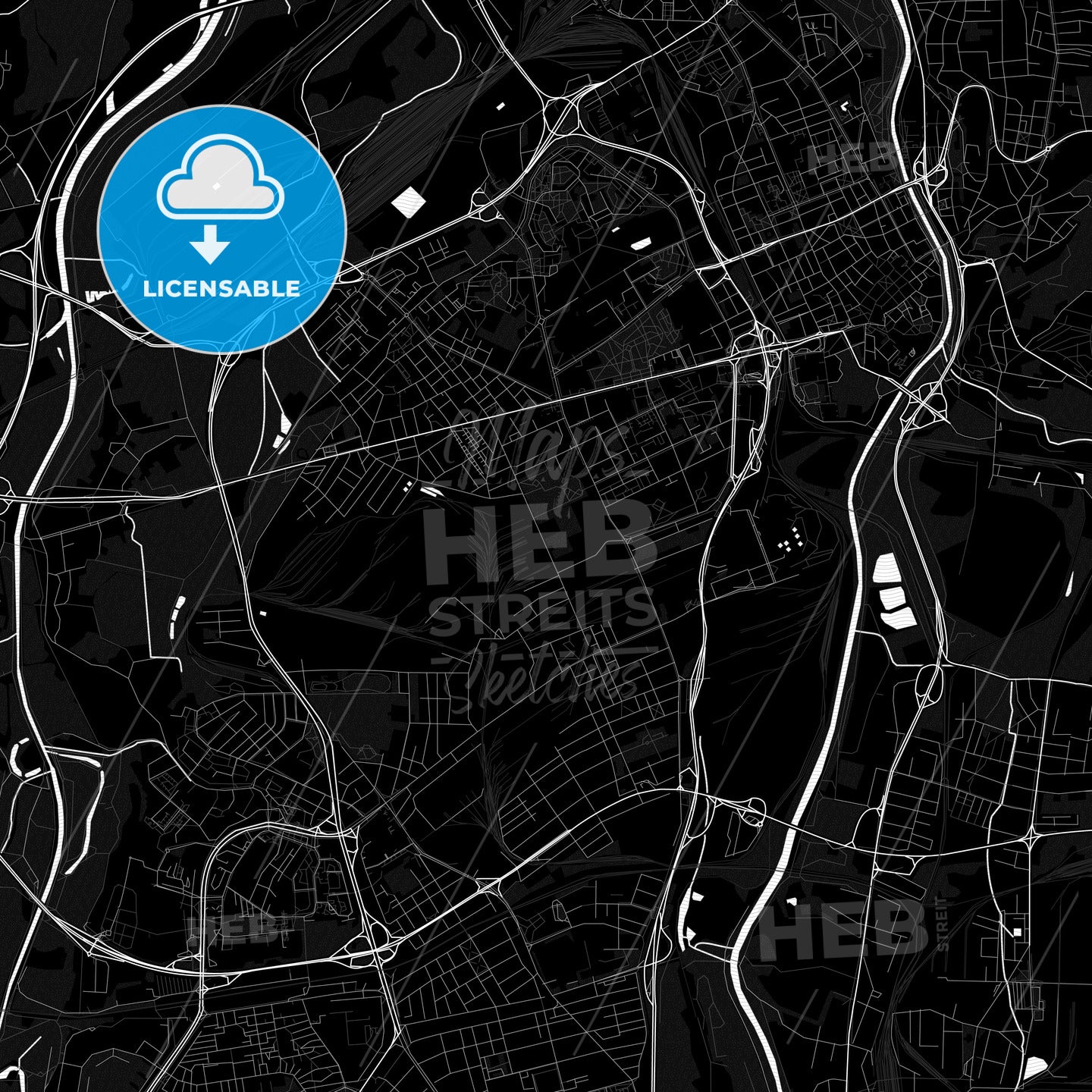 Ostrava, Czechia PDF map