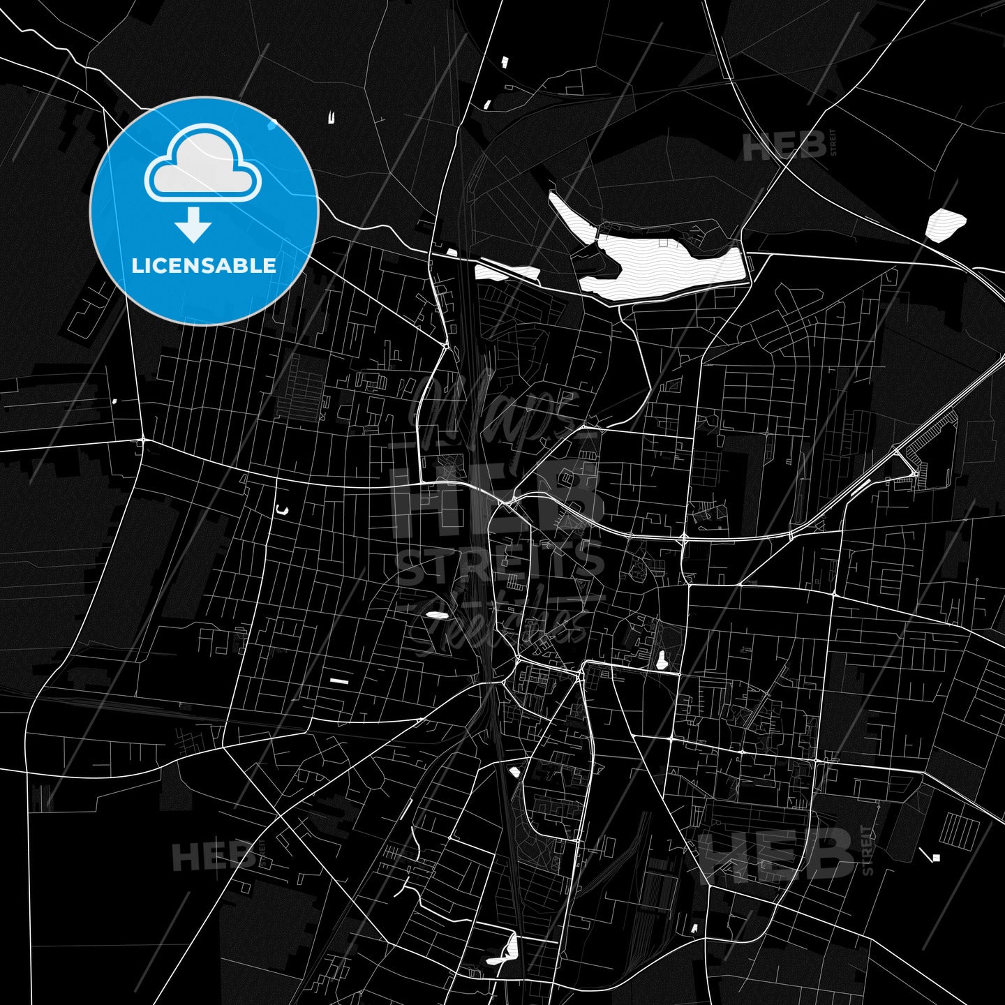 Ostrów Wielkopolski, Poland PDF map