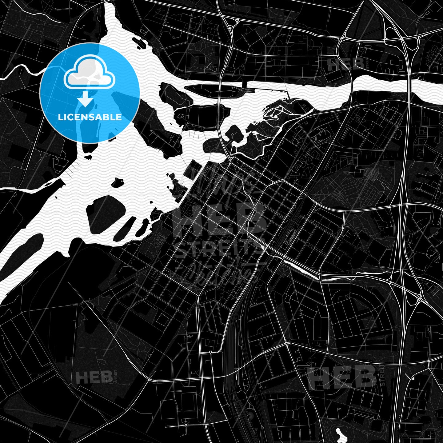 Oulu, Finland PDF map