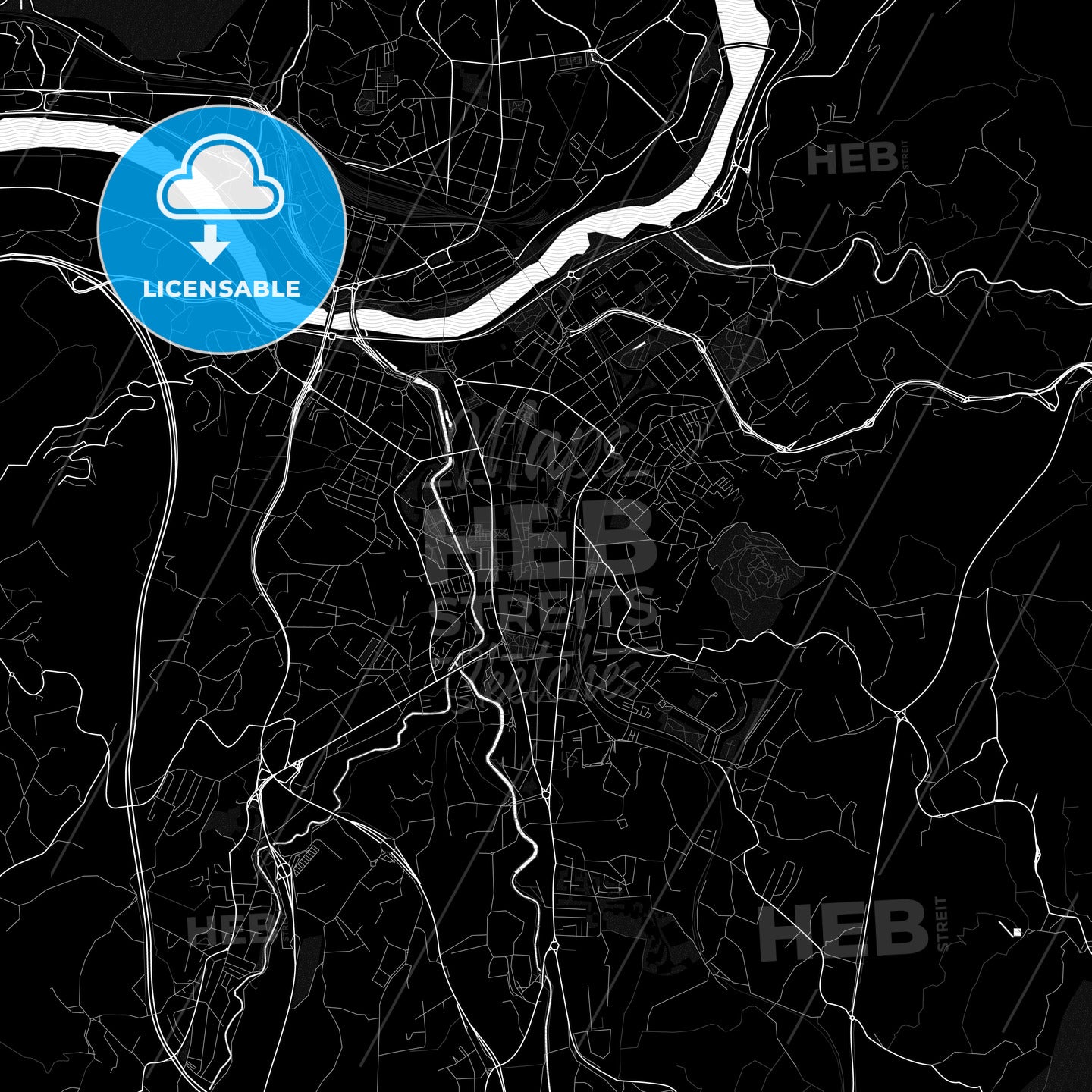 Ourense, Spain PDF map
