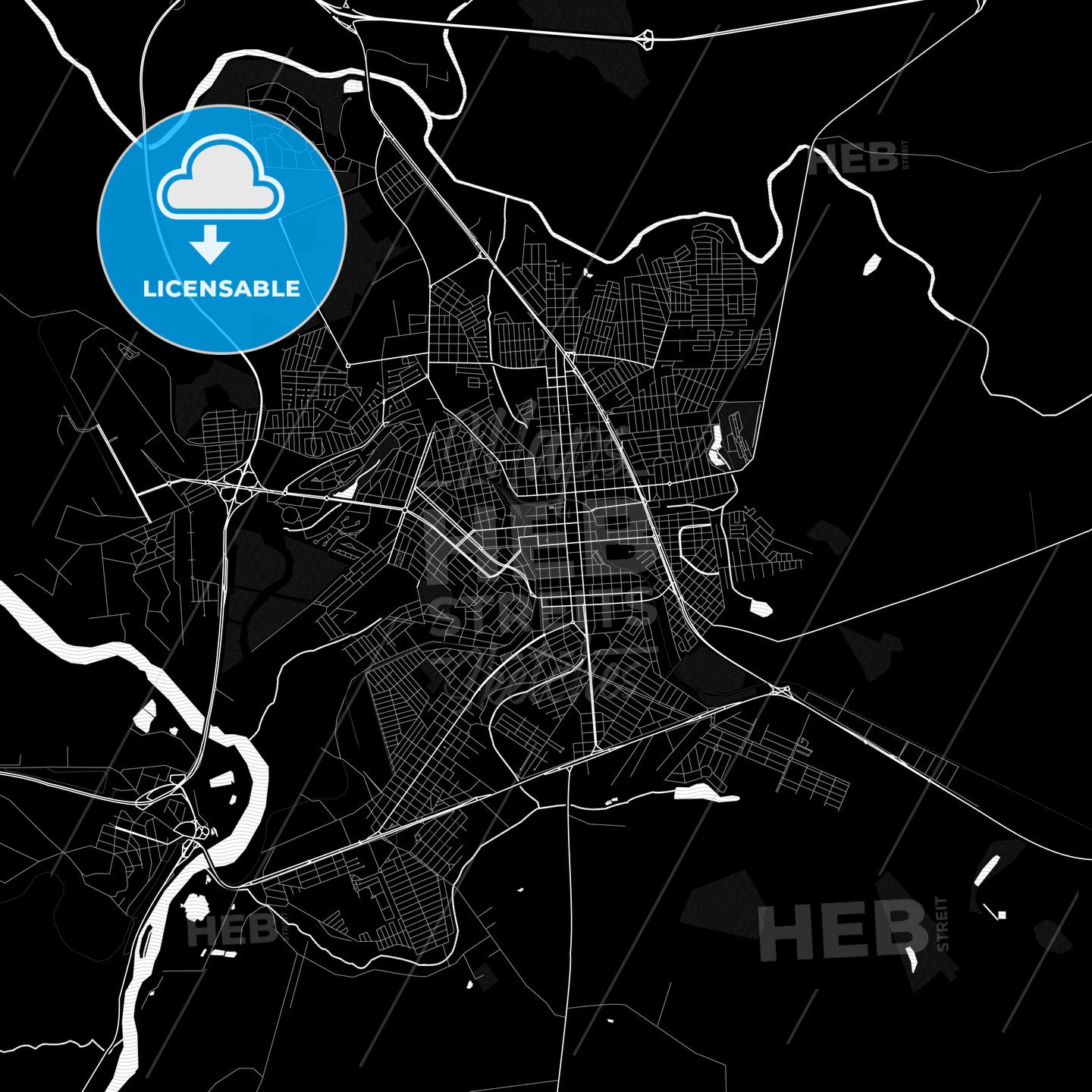 Ourinhos, Brazil PDF map