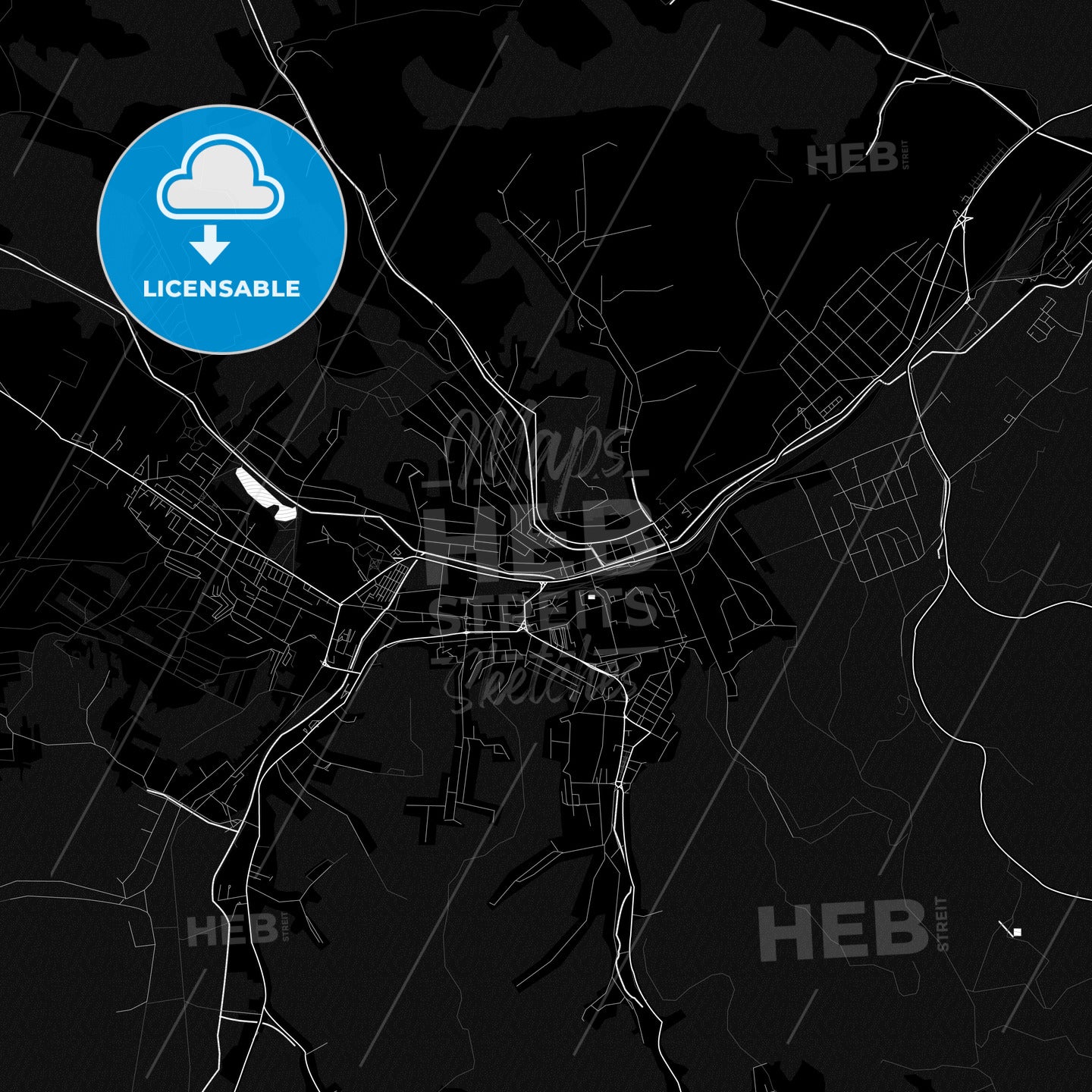 Ózd, Hungary PDF map