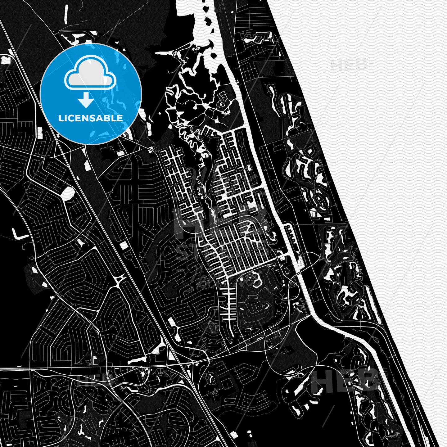 Palm Coast, Florida, United States, PDF map