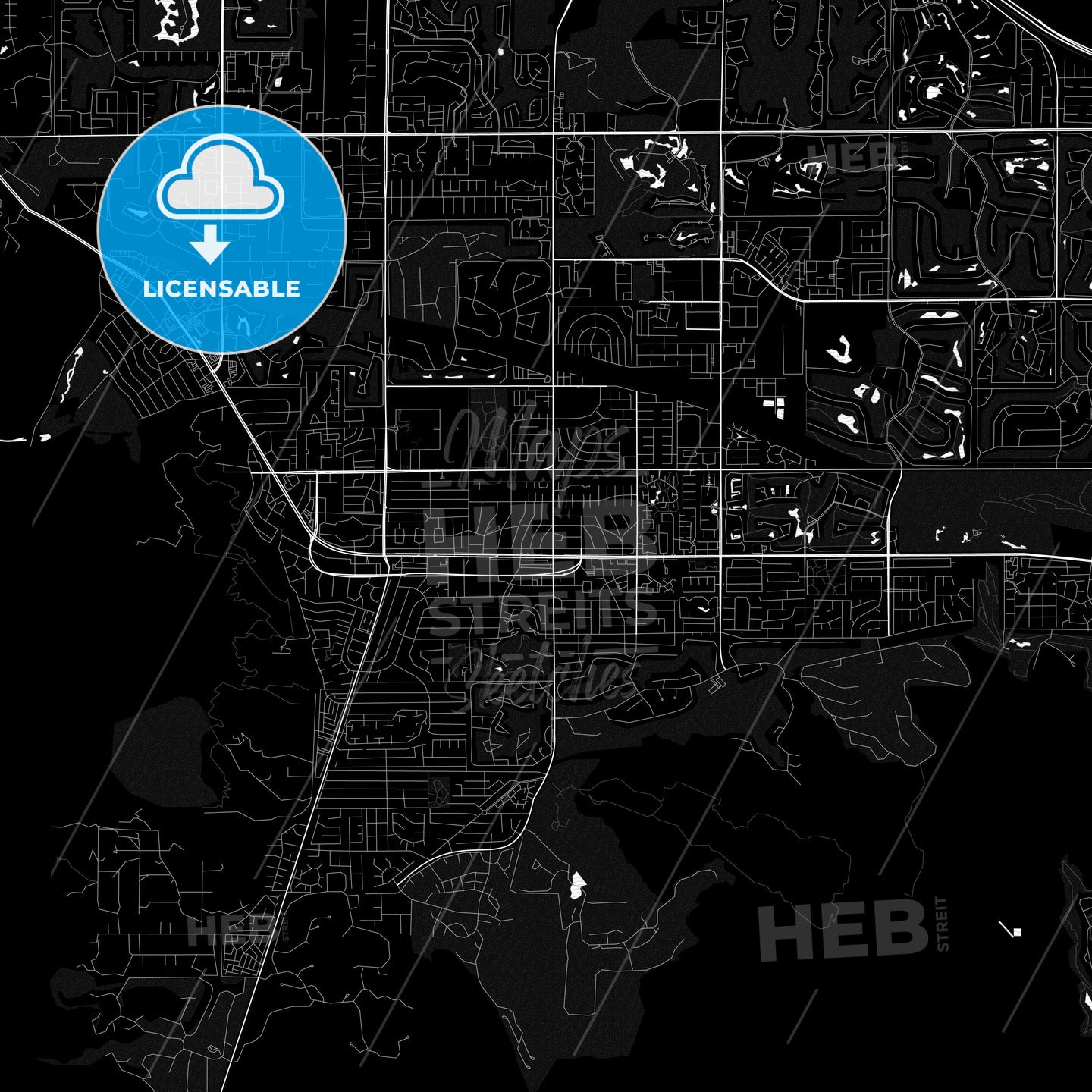 Palm Desert, California, United States, PDF map