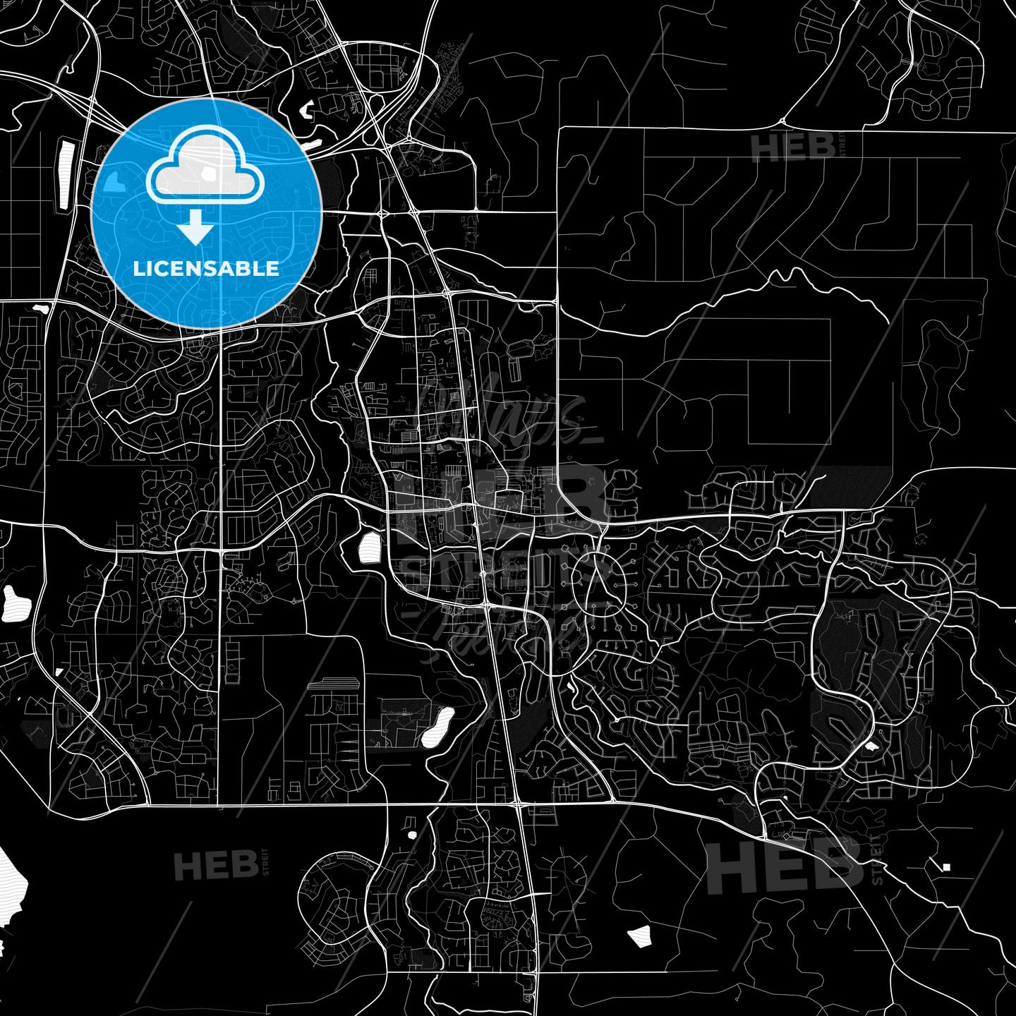 Parker, Colorado, United States, PDF map
