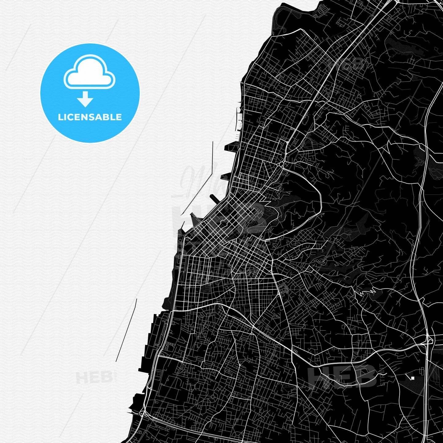 Patras, Greece PDF map