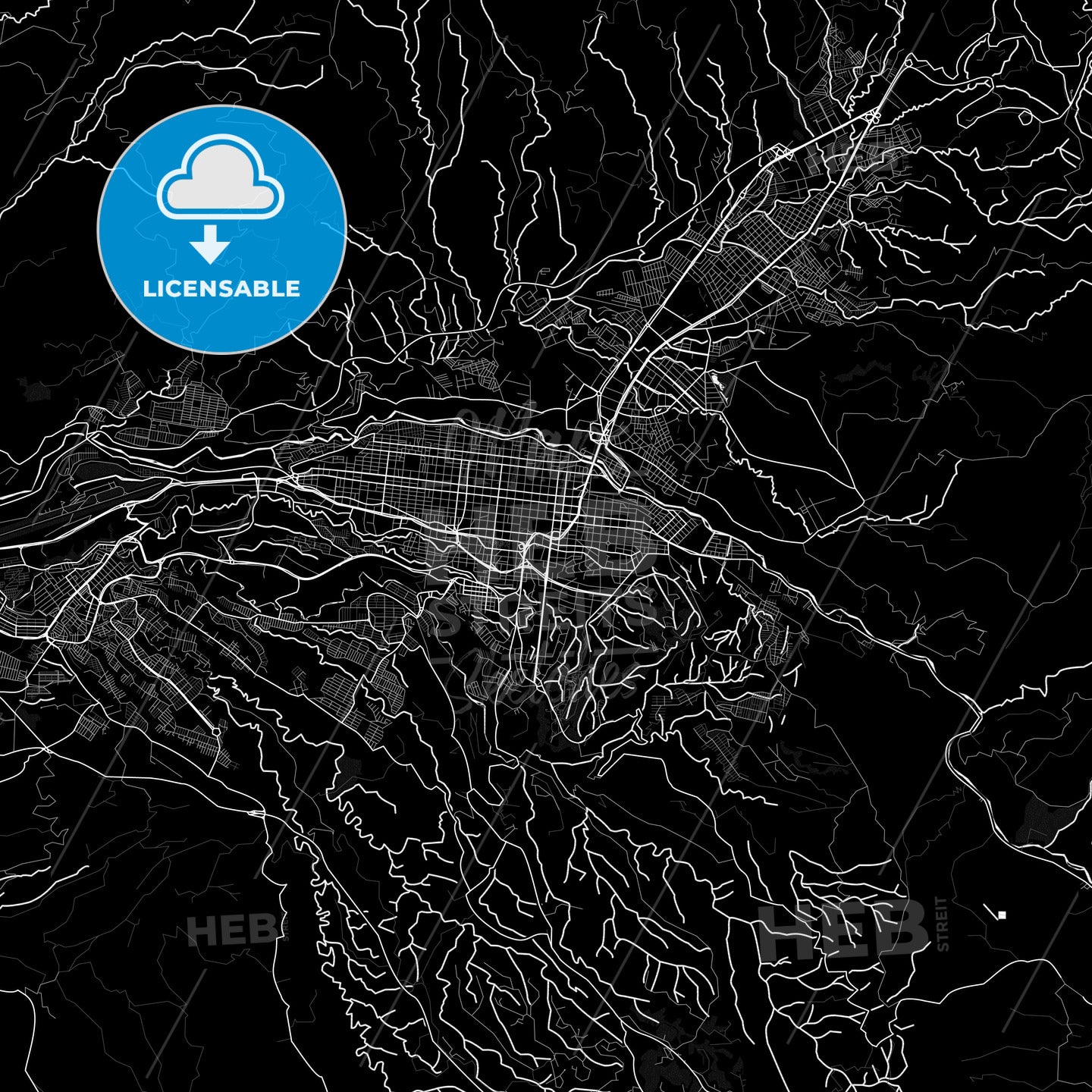 Pereira, Colombia PDF map