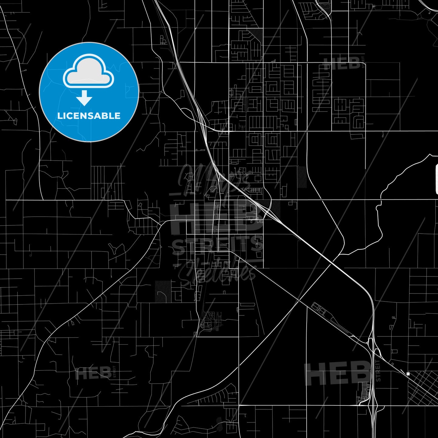 Perris, California, United States, PDF map
