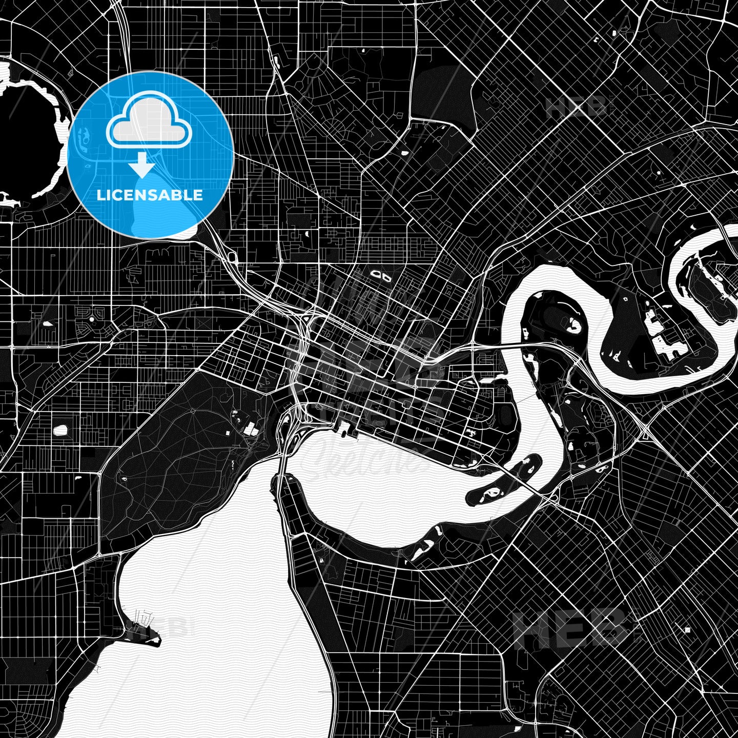 Perth, Australia PDF map