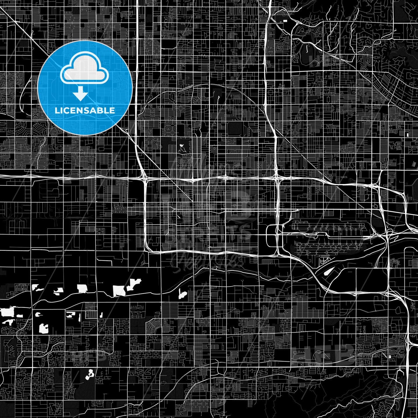 Phoenix, Arizona, United States, PDF map