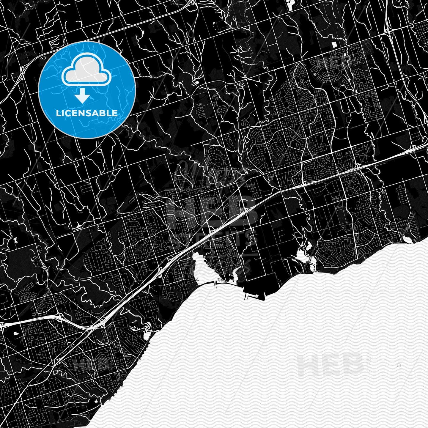 Pickering, Canada PDF map