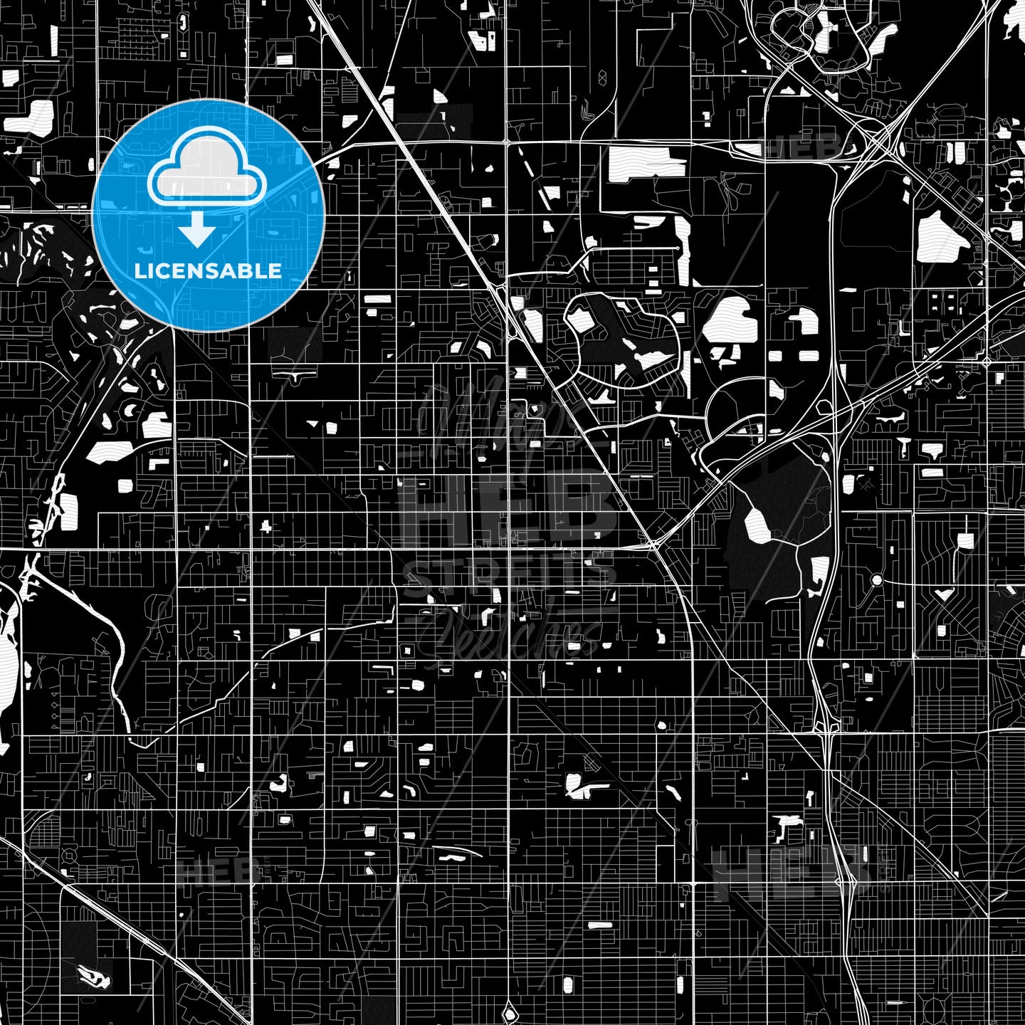 Pinellas Park, Florida, United States, PDF map