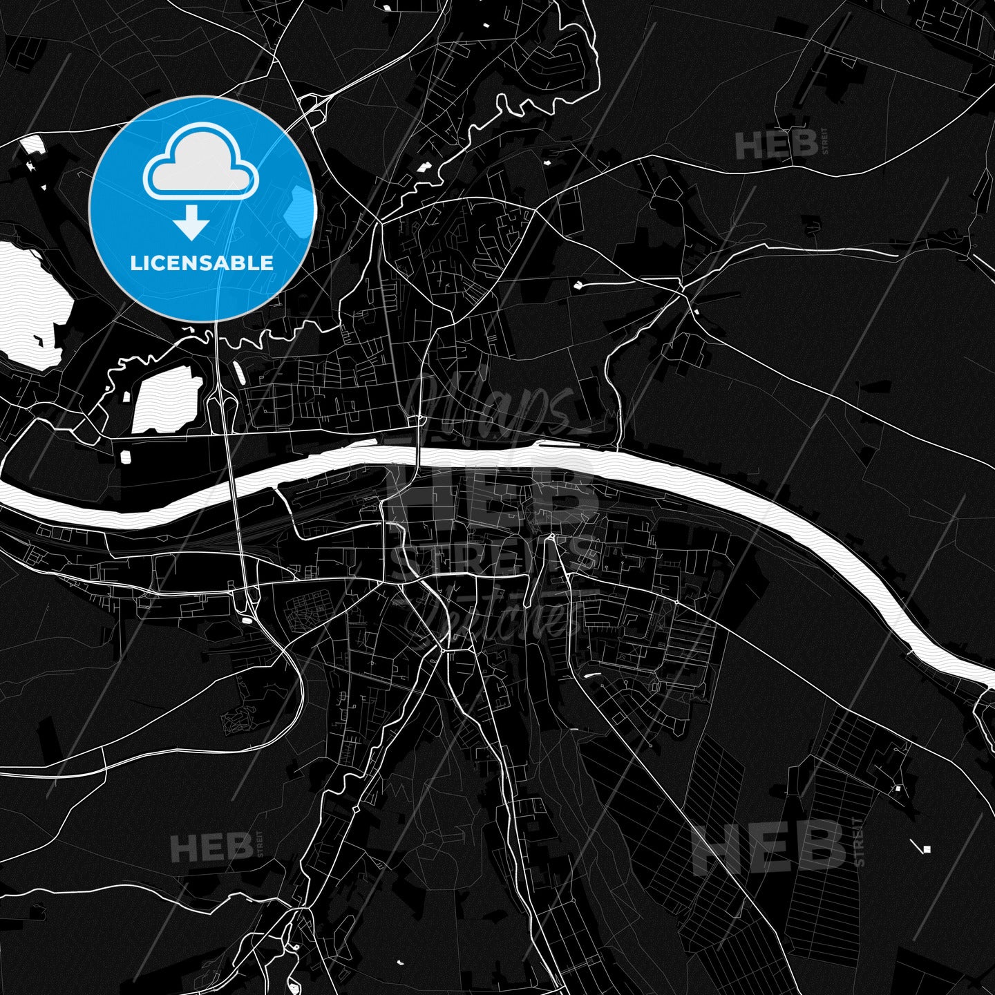 Pirna, Germany PDF map