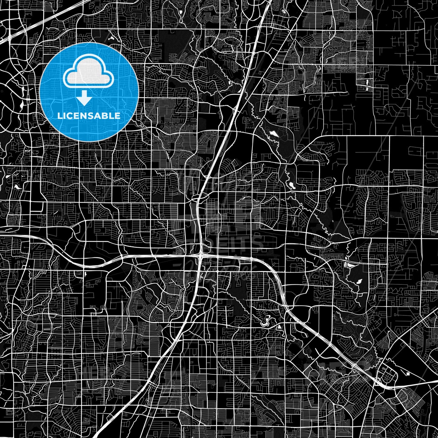 Plano, Texas, United States, PDF map