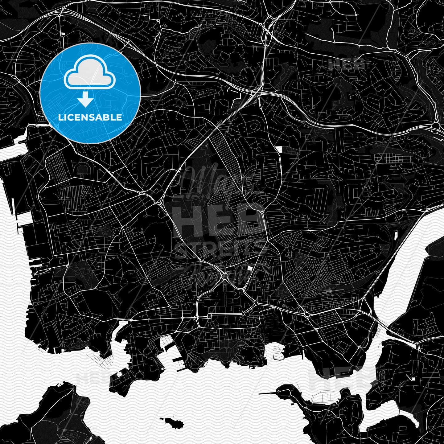 Plymouth, England PDF map