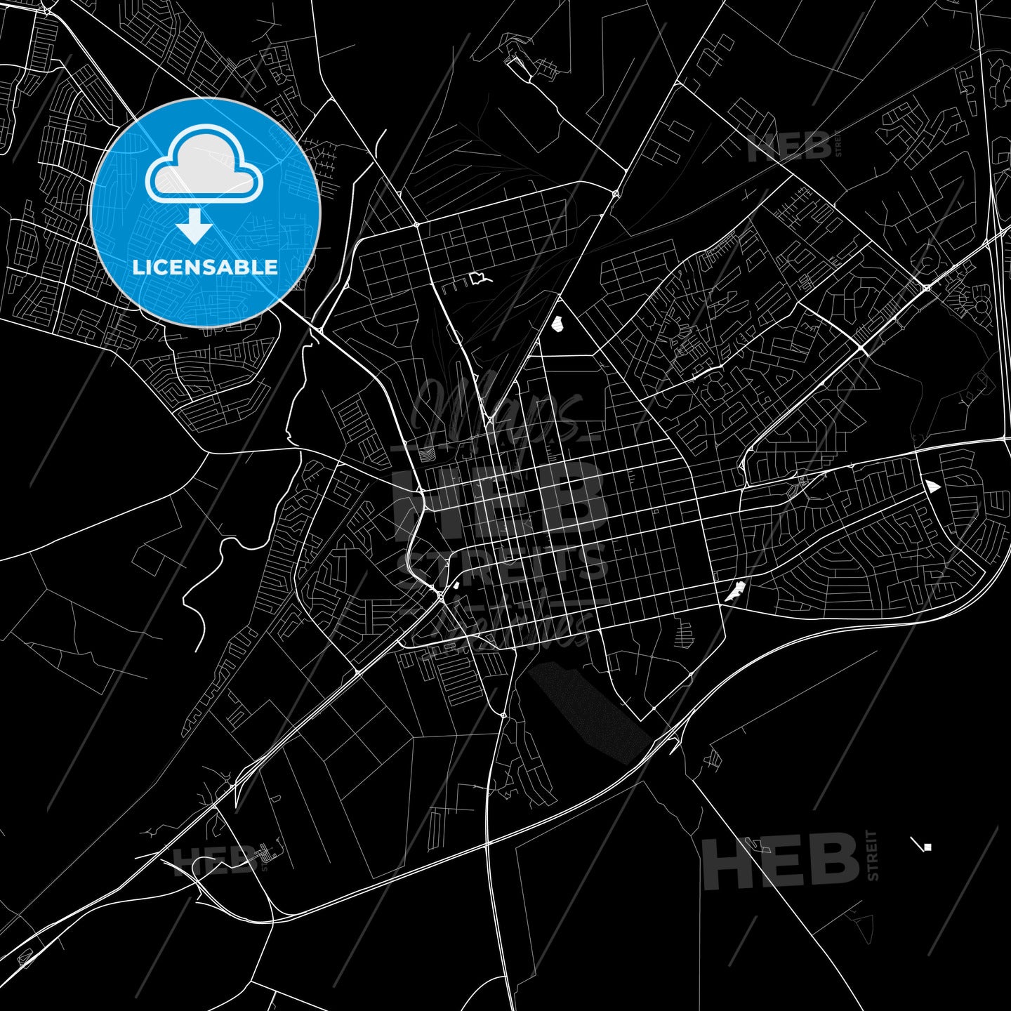 Polokwane, South Africa PDF map