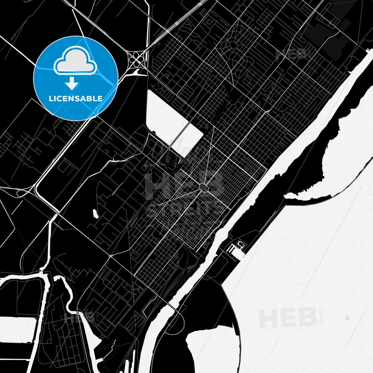 Port Arthur, Texas, United States, PDF map