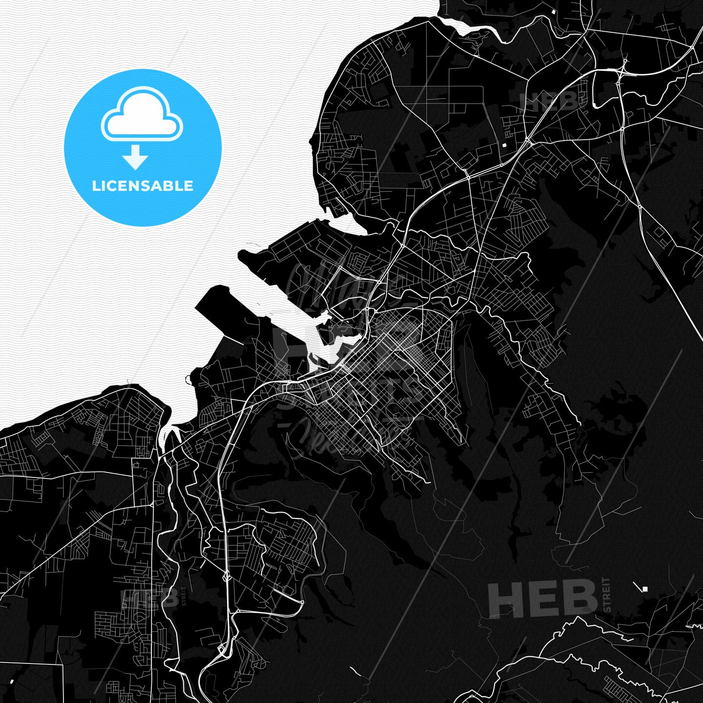 Port Louis, Mauritius PDF map