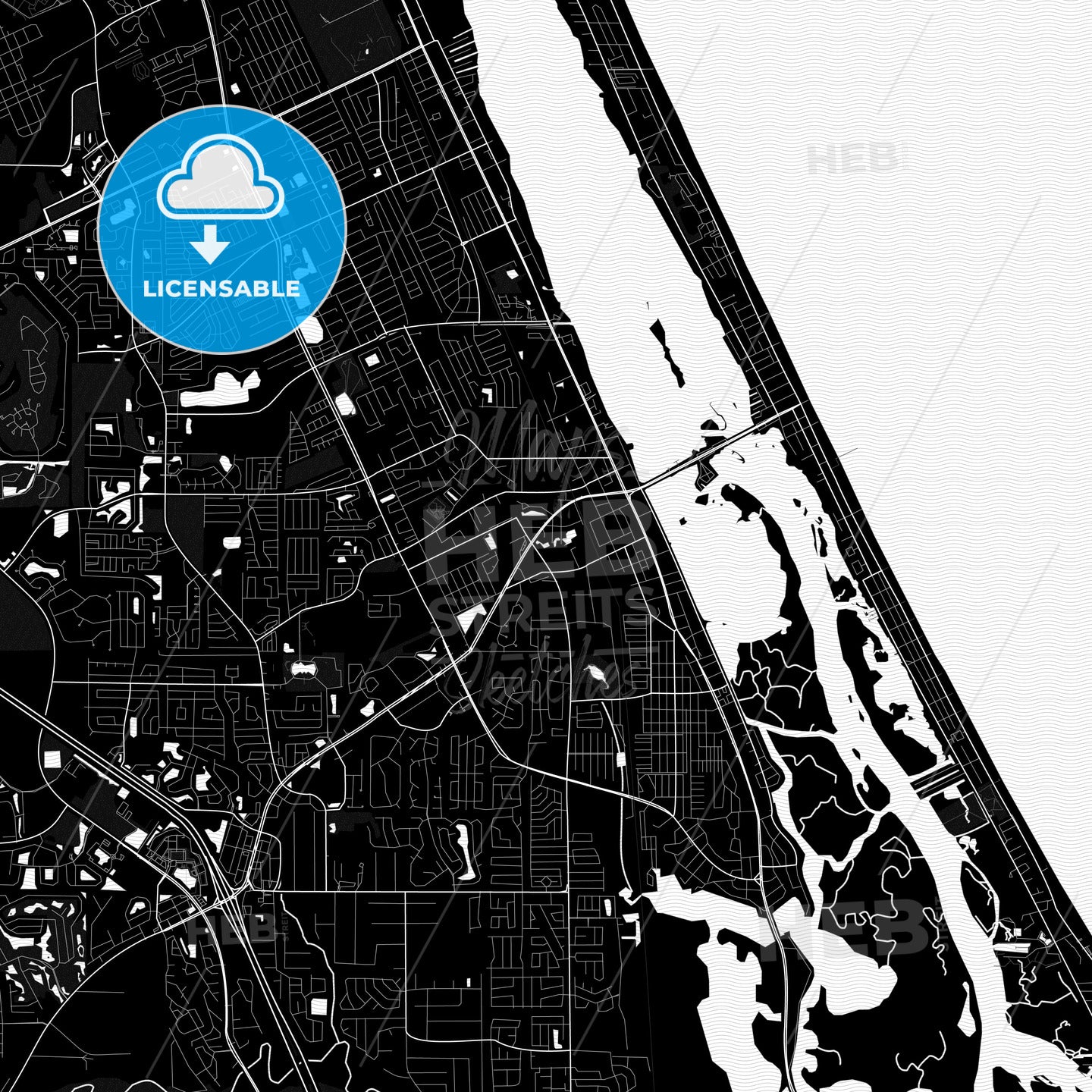 Port Orange, Florida, United States, PDF map