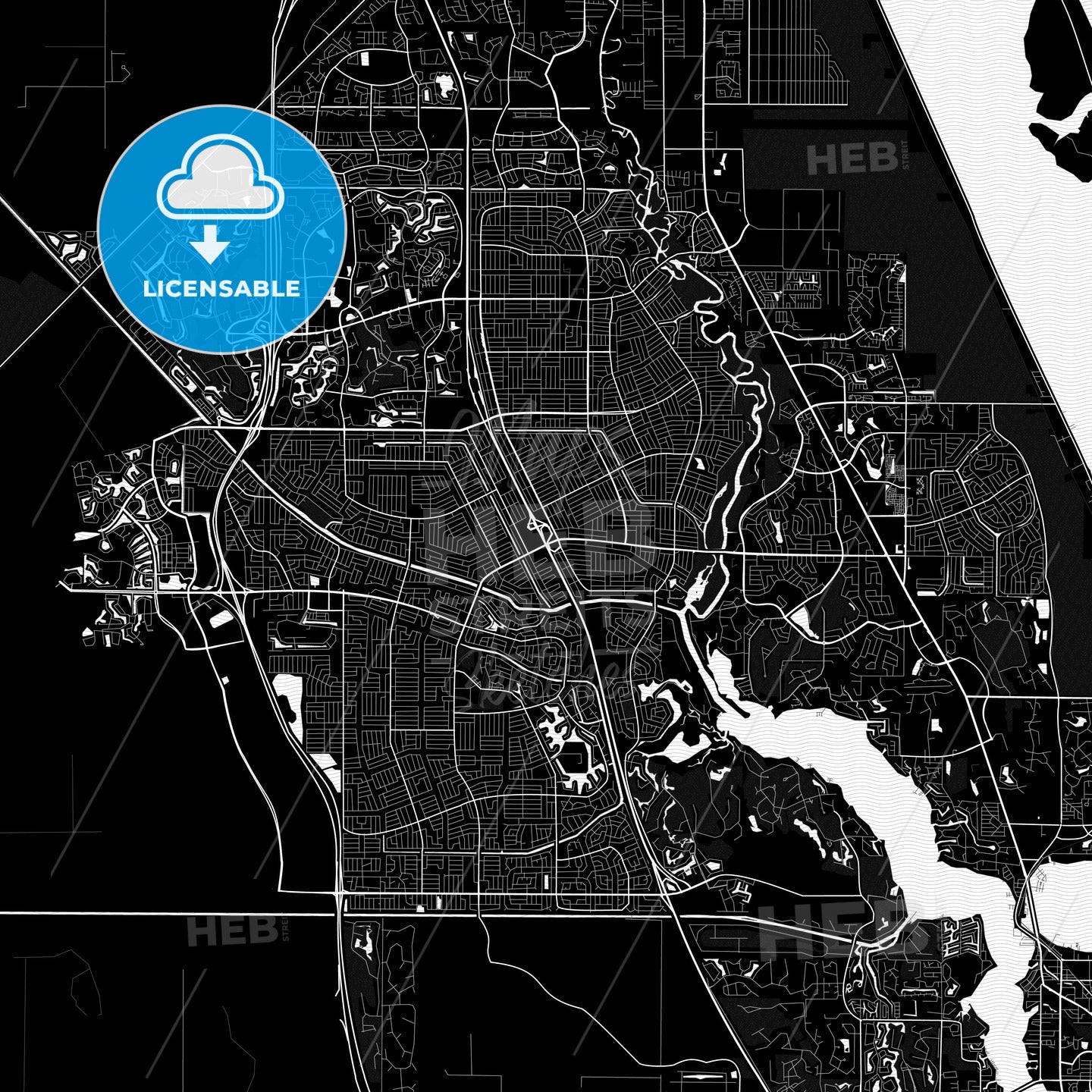Port St. Lucie, Florida, United States, PDF map
