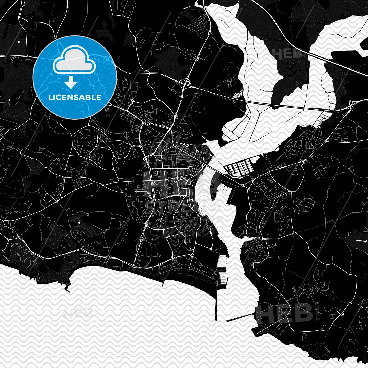Portimão, Portugal PDF map