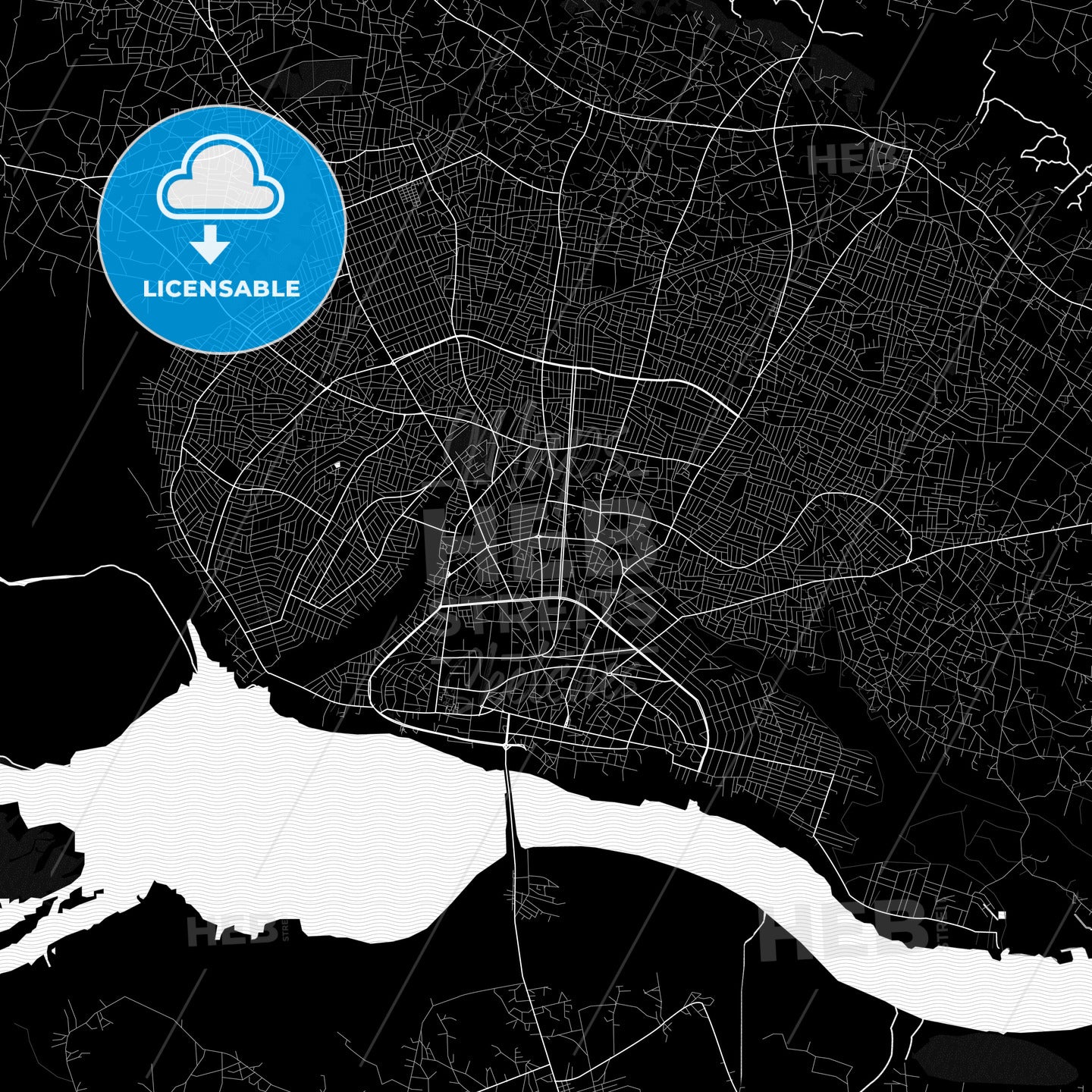 Porto-Novo, Benin PDF map