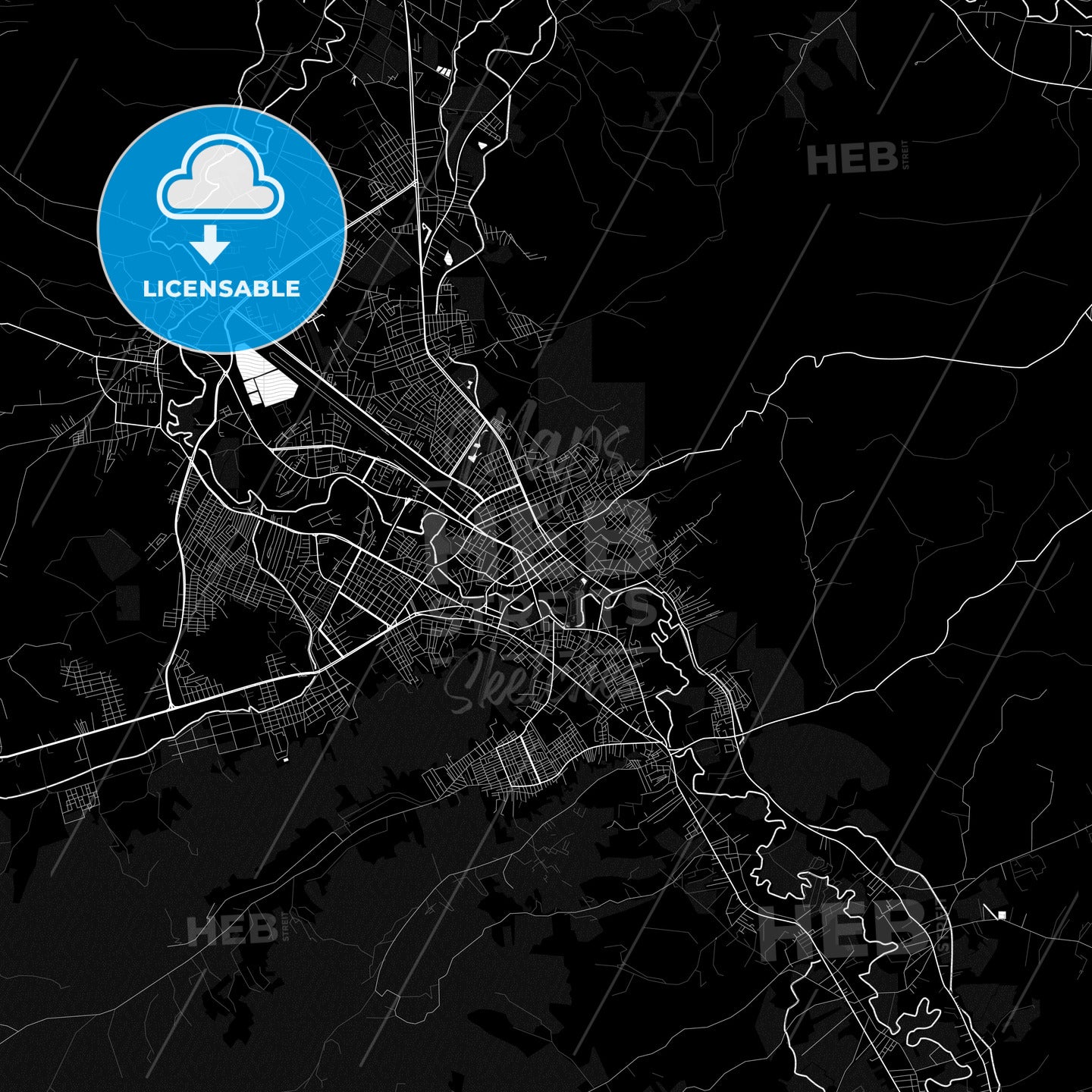 Portoviejo, Ecuador PDF map