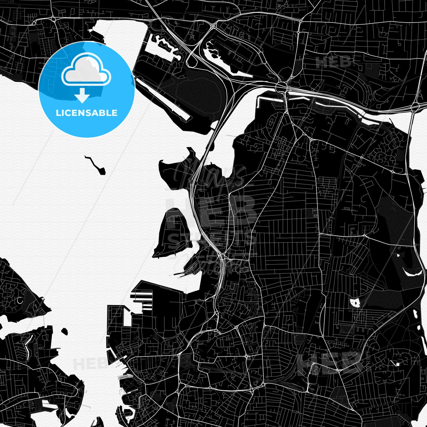 Portsmouth, England PDF map