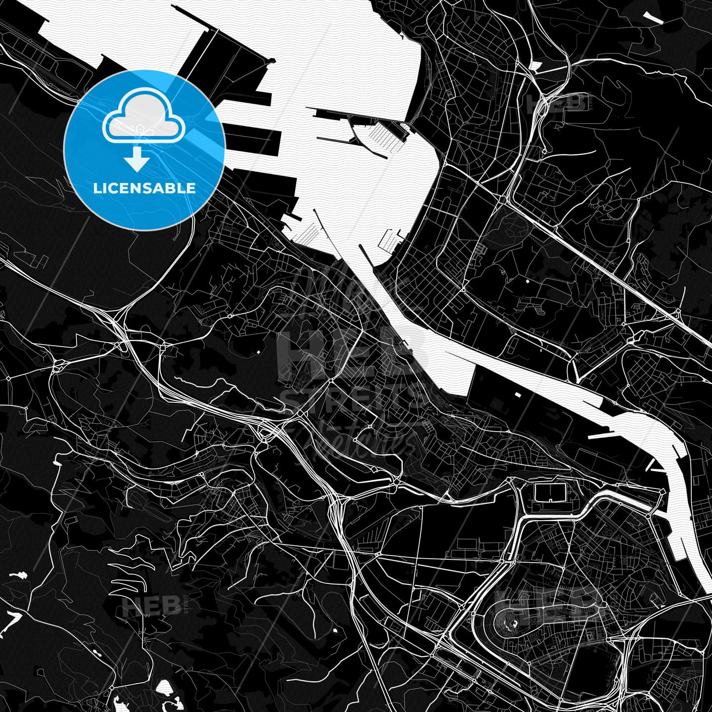 Portugalete, Spain PDF map