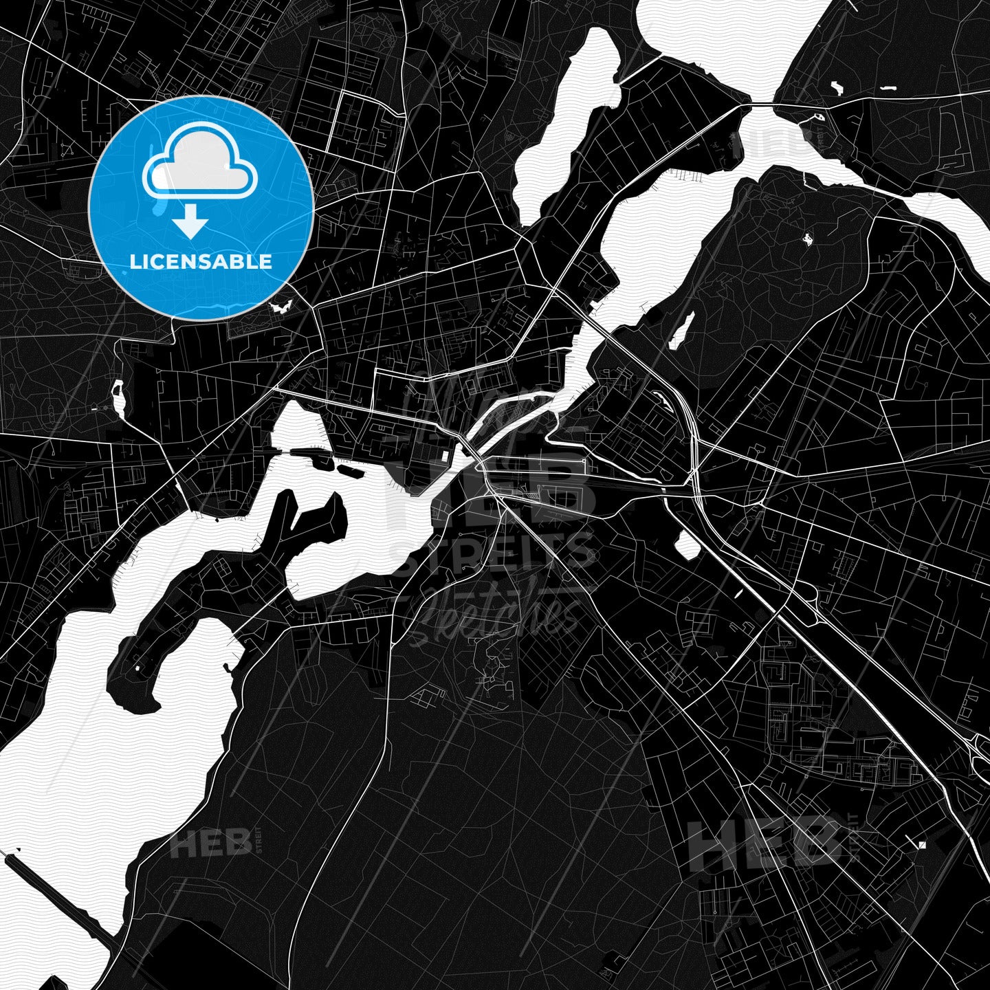 Potsdam, Germany PDF map