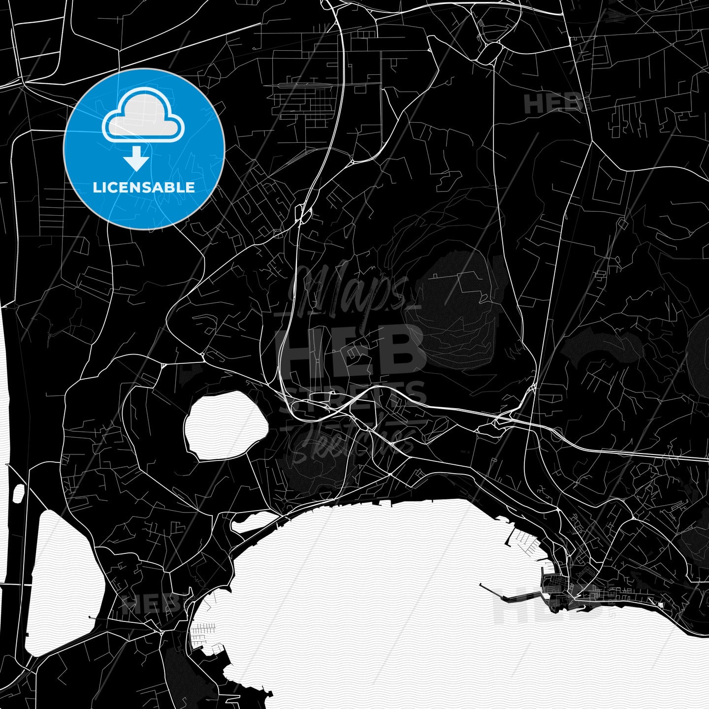 Pozzuoli, Italy PDF map