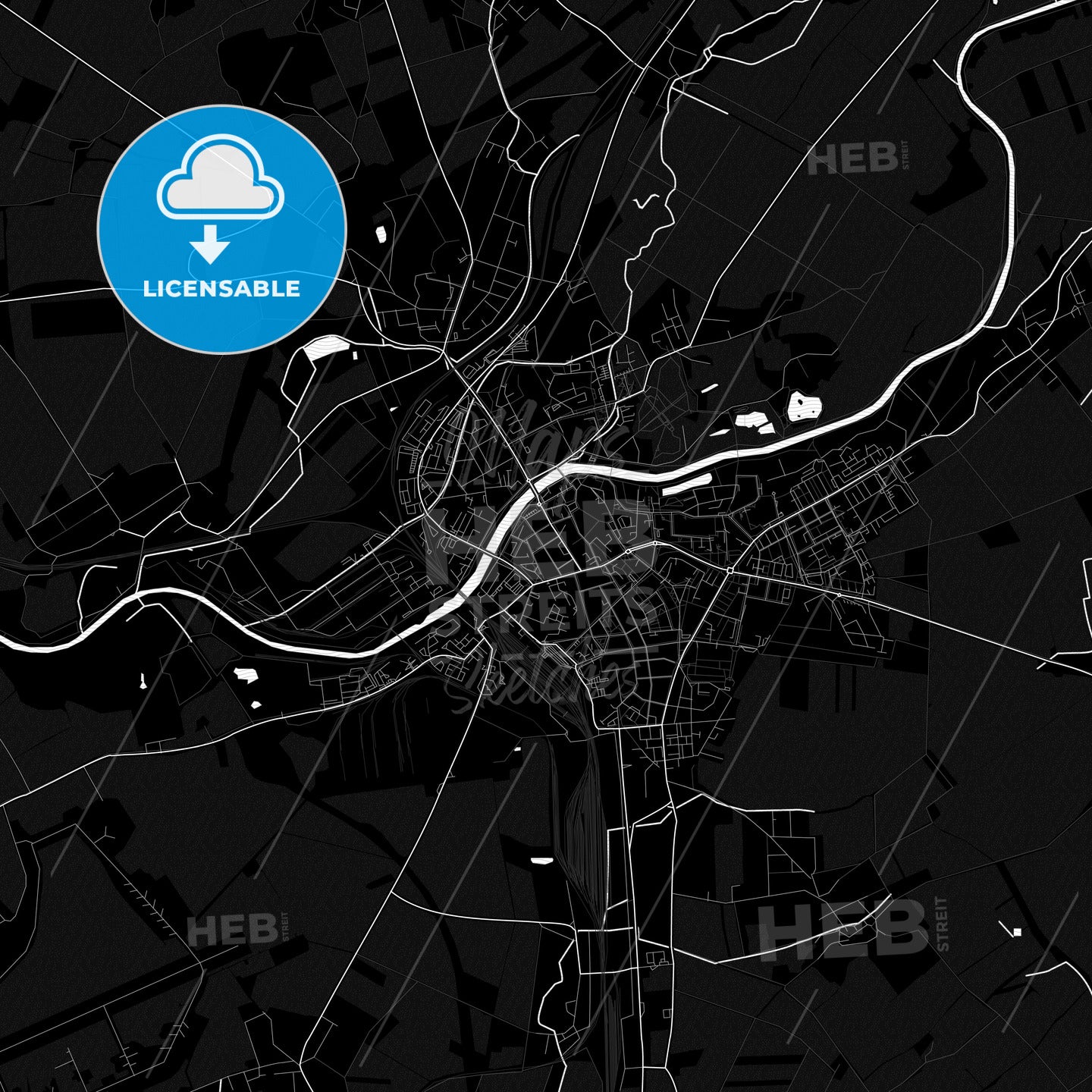 Přerov, Czechia PDF map