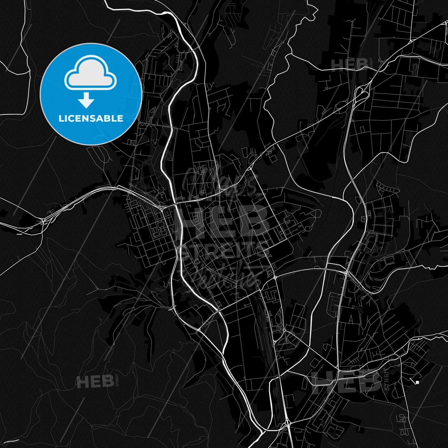 Prešov, Slovakia PDF map