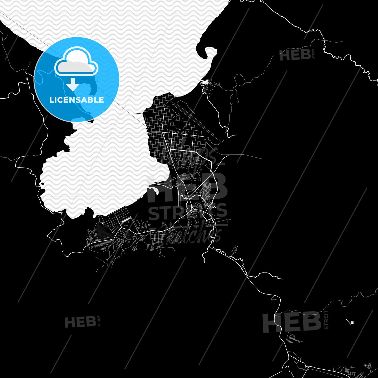 Puerto Barrios, Guatemala PDF map