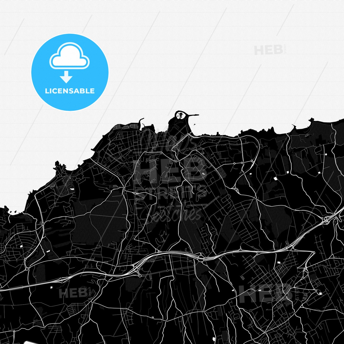 Puerto de la Cruz, Spain PDF map