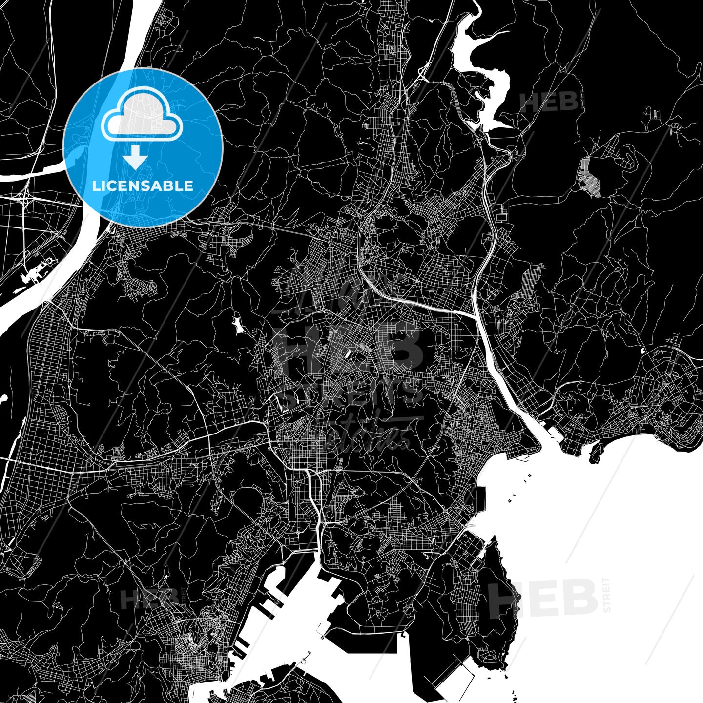 Pusan South Korea map
