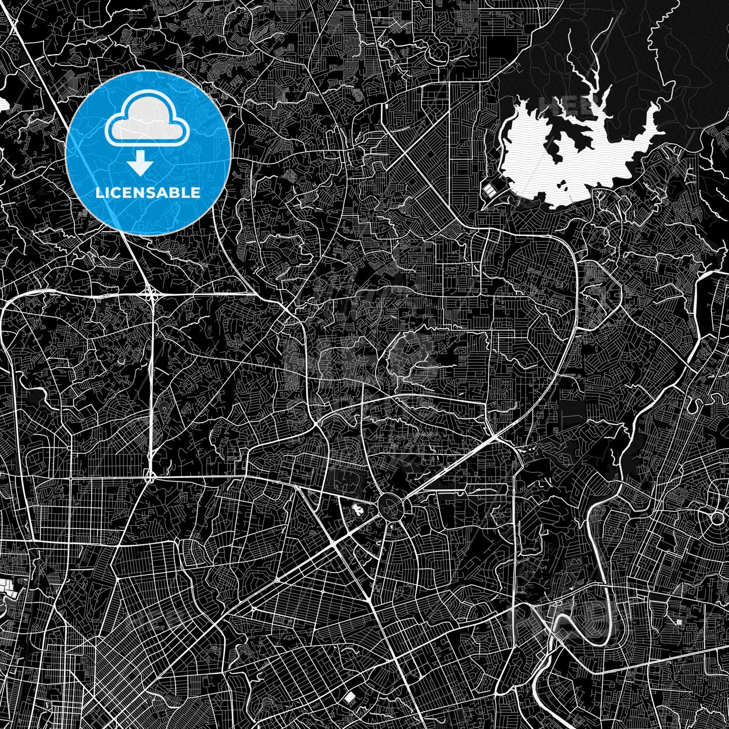 Quezon City, Philippines PDF map