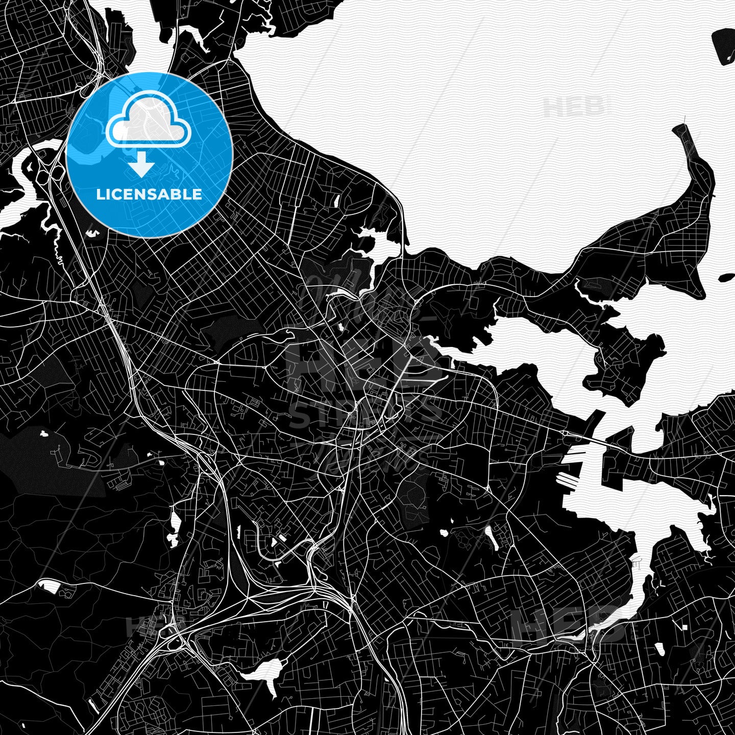 Quincy, Massachusetts, United States, PDF map