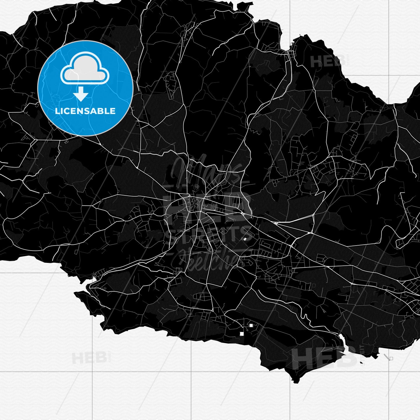 Rabat, Malta PDF map