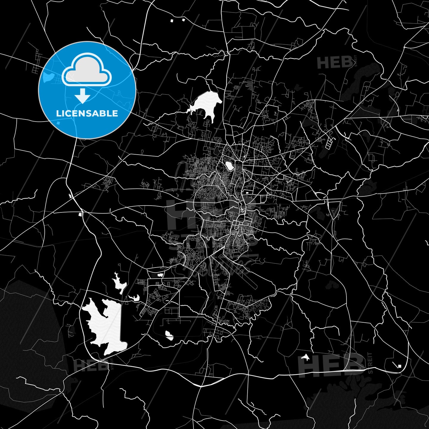 Ranchi, India PDF map