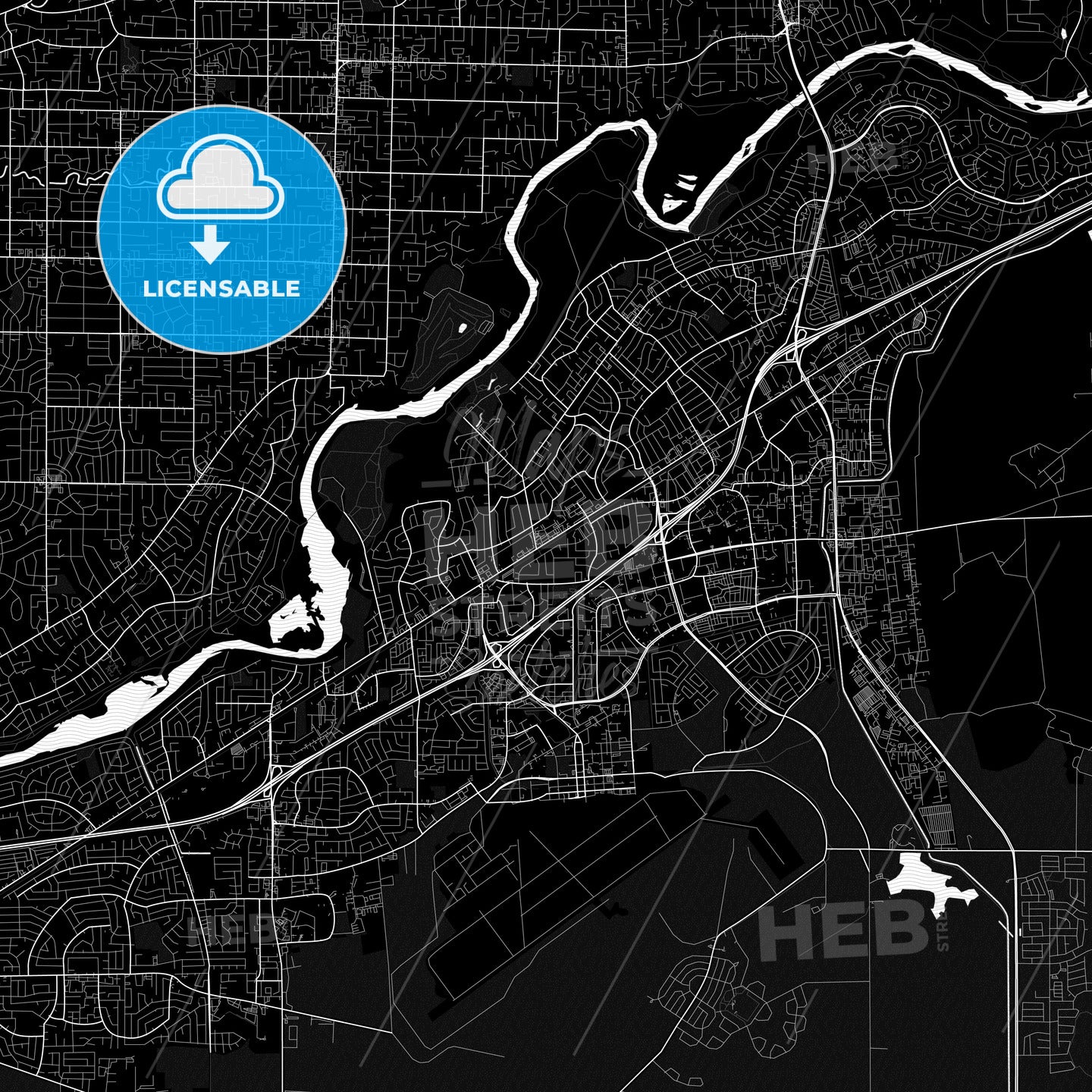 Rancho Cordova, California, United States, PDF map