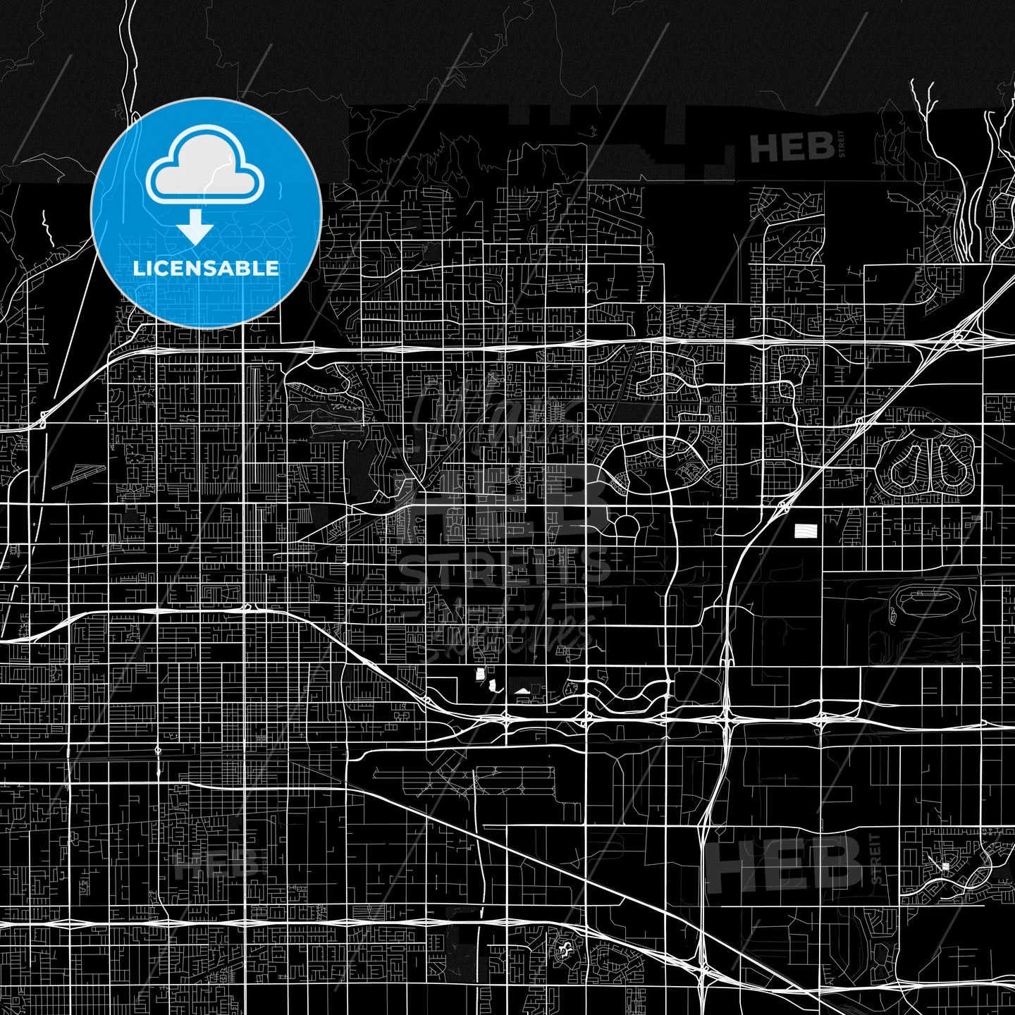 Rancho Cucamonga, California, United States, PDF map